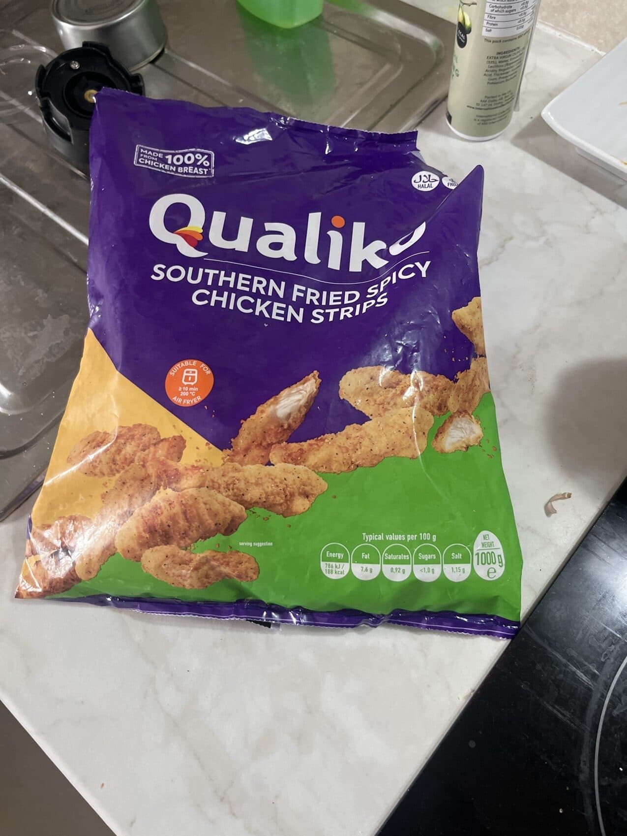 Qualiko Southern Fried Spicy Chicken Strips packshot