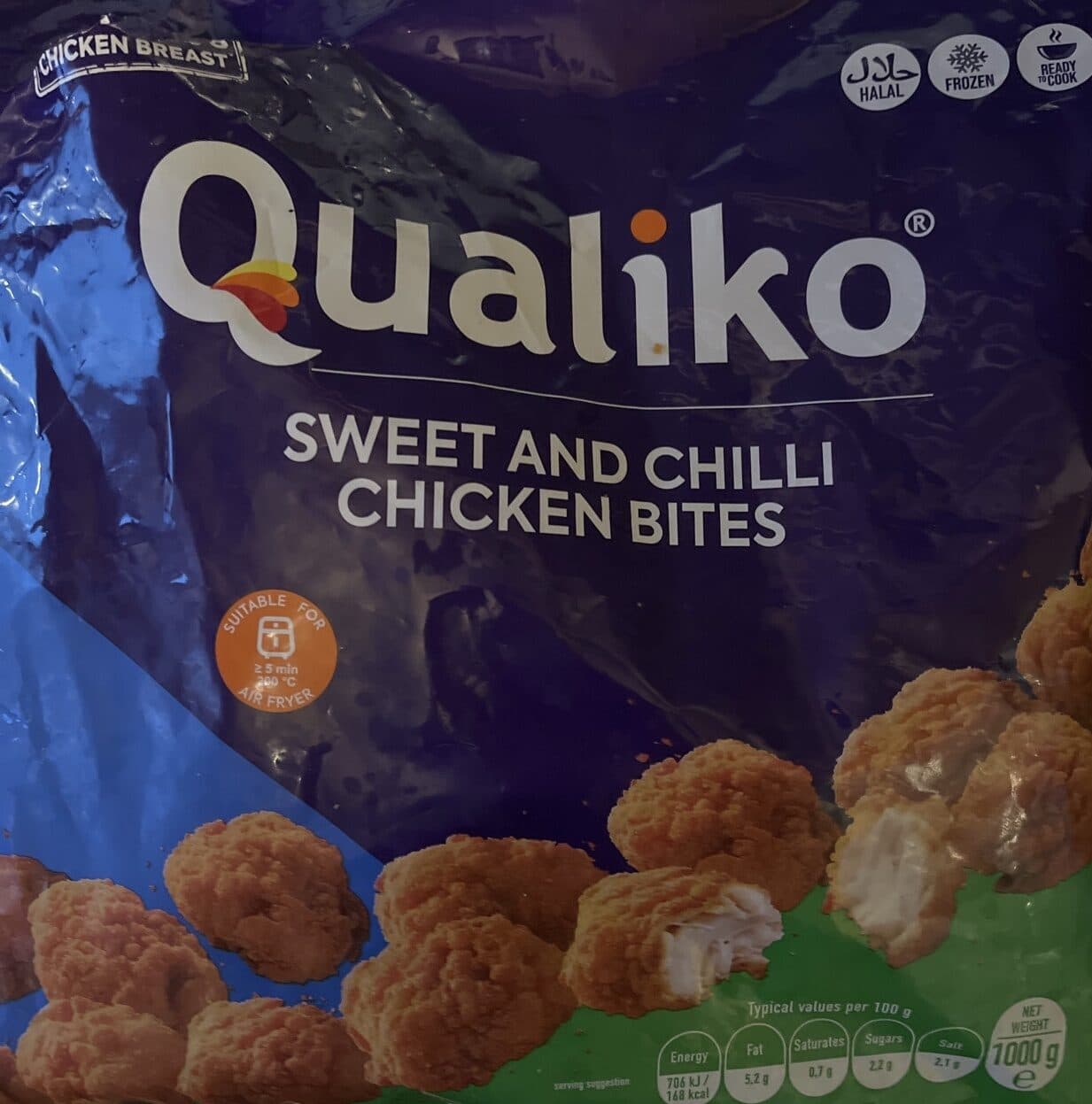 Qualiko Sweet And Chilli Chicken Bites packshot