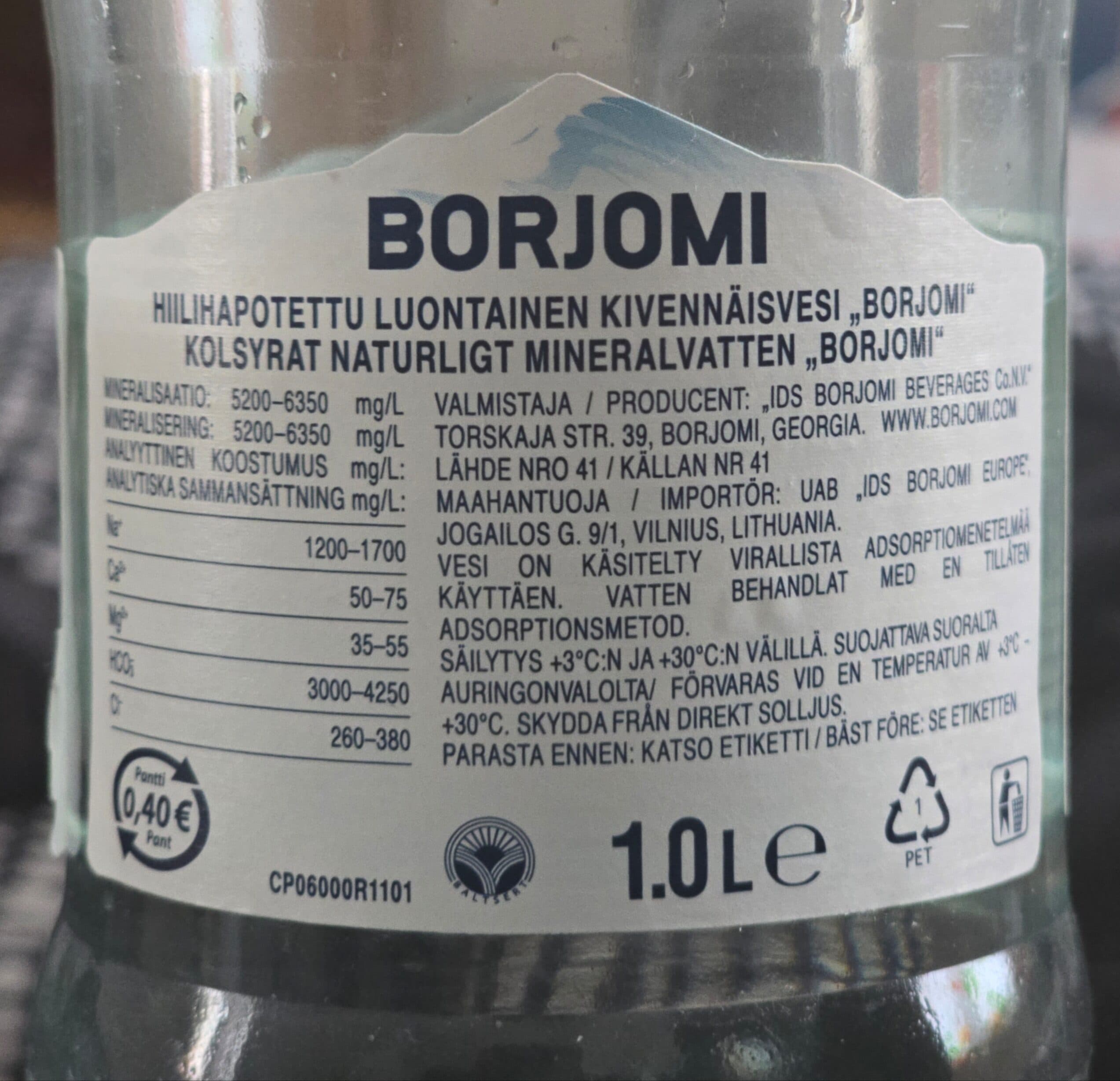 Borjomi 4860019002619 packshot