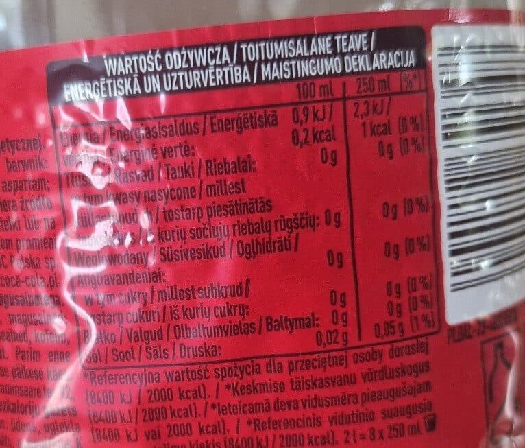 Coca-Cola Coca-Cola Zero Sugar packshot