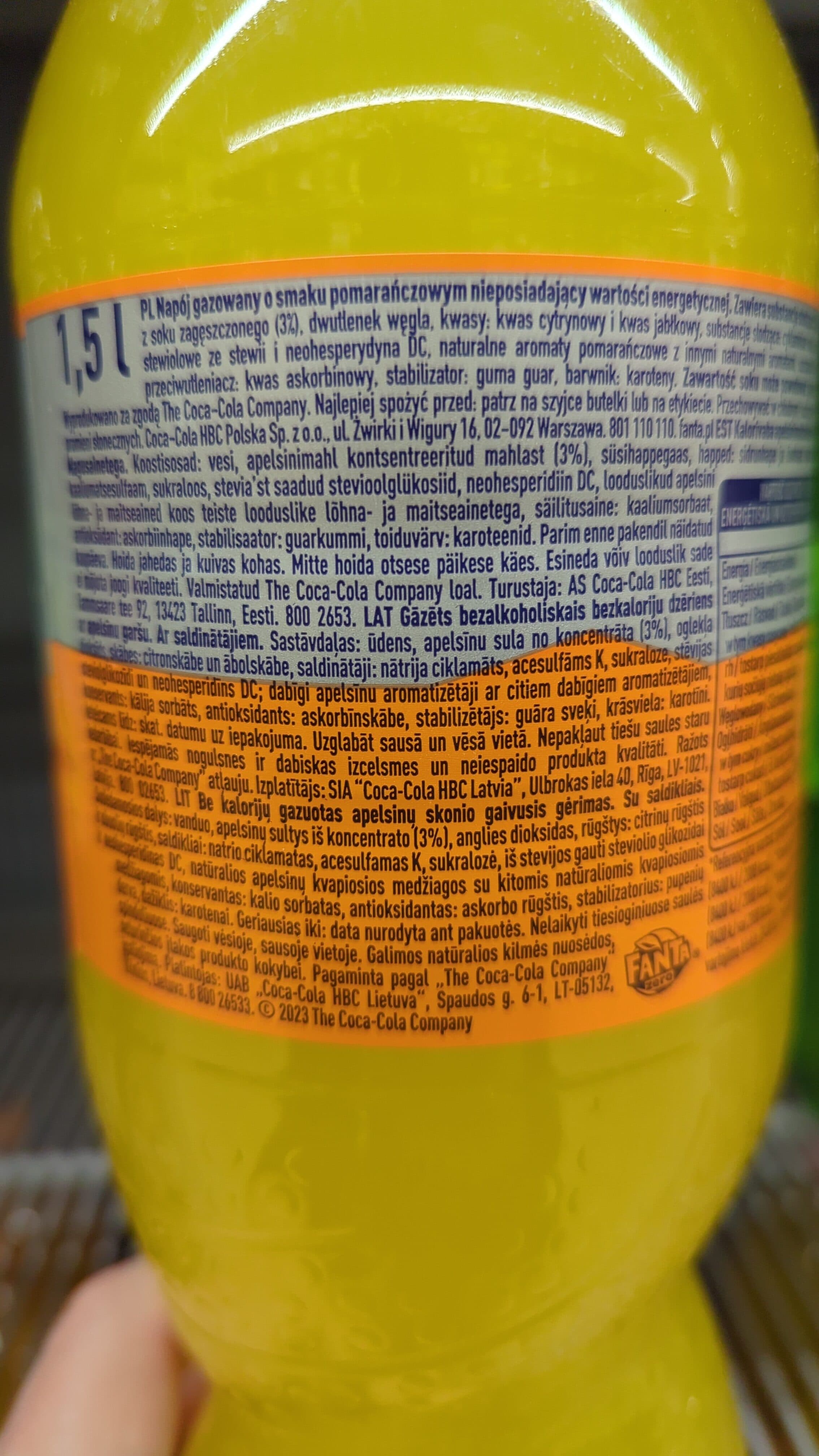 Fanta Fanta Orange Zero packshot