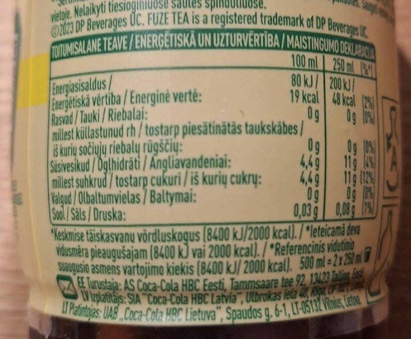 Fuzetea Fuzetea Lemon packshot