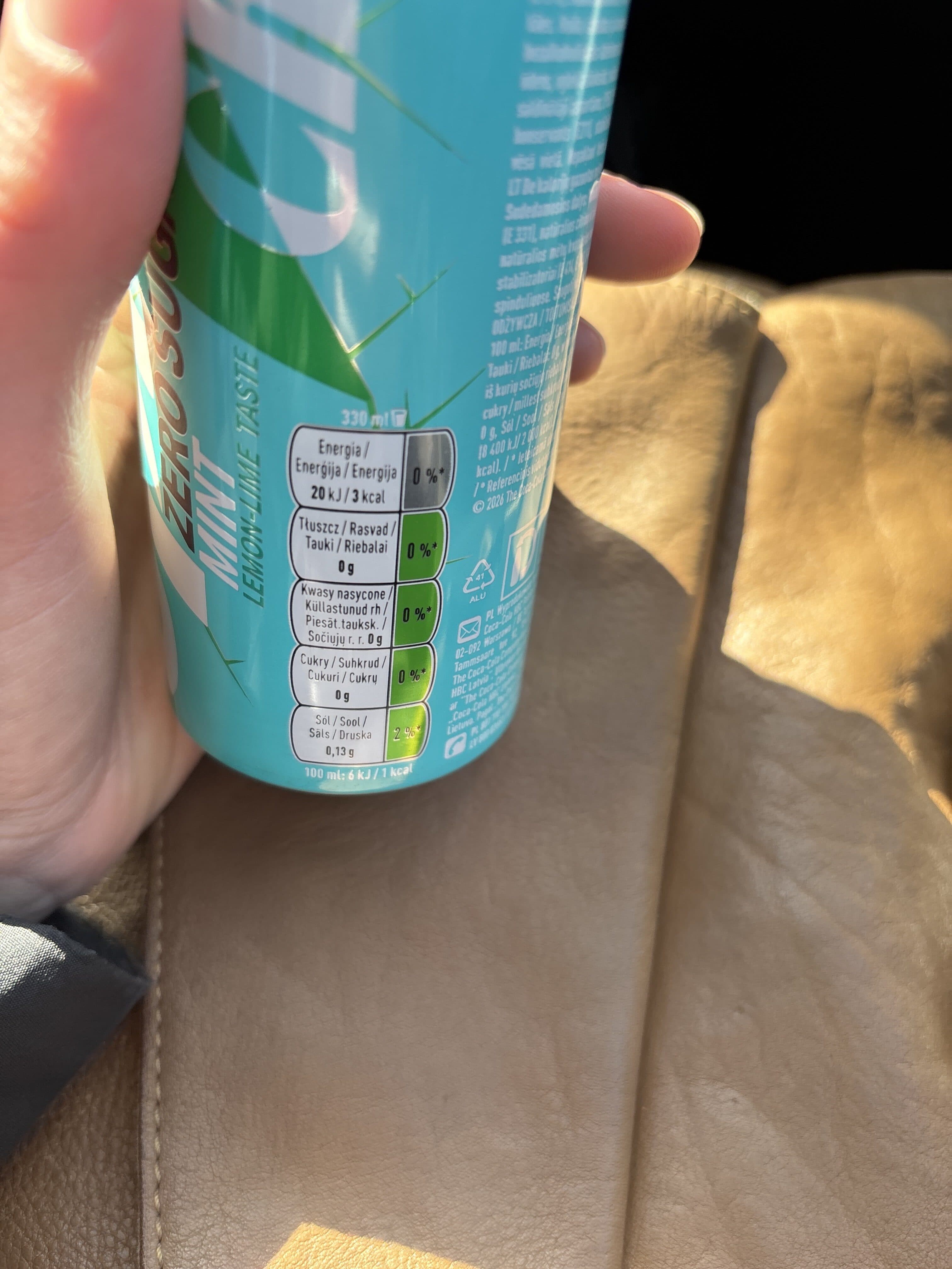 Sprite Sprite Zero Sugar Mint packshot