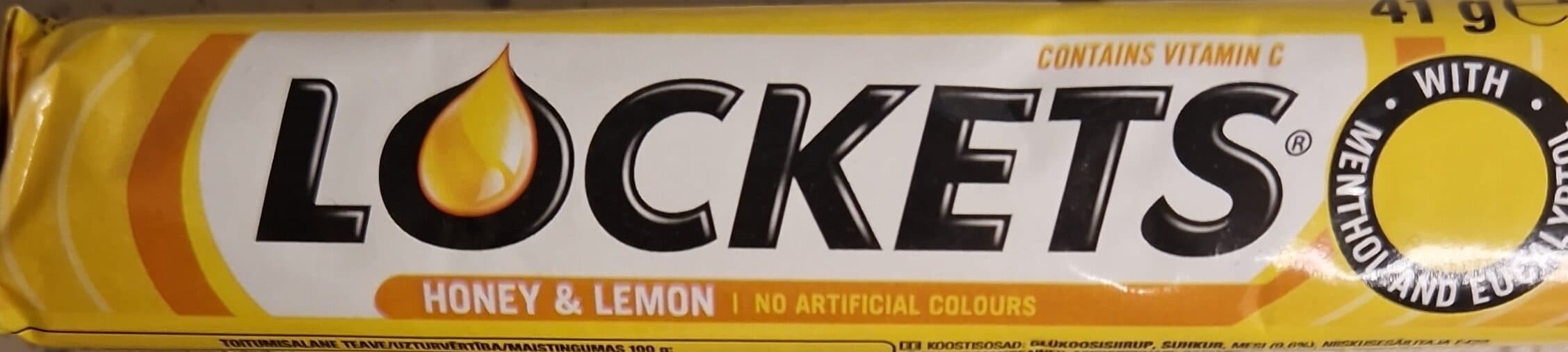 Ledinukai LOCKETS HONEY LEMON packshot