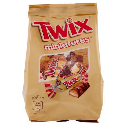 Twix Twix miniatures 130g packshot