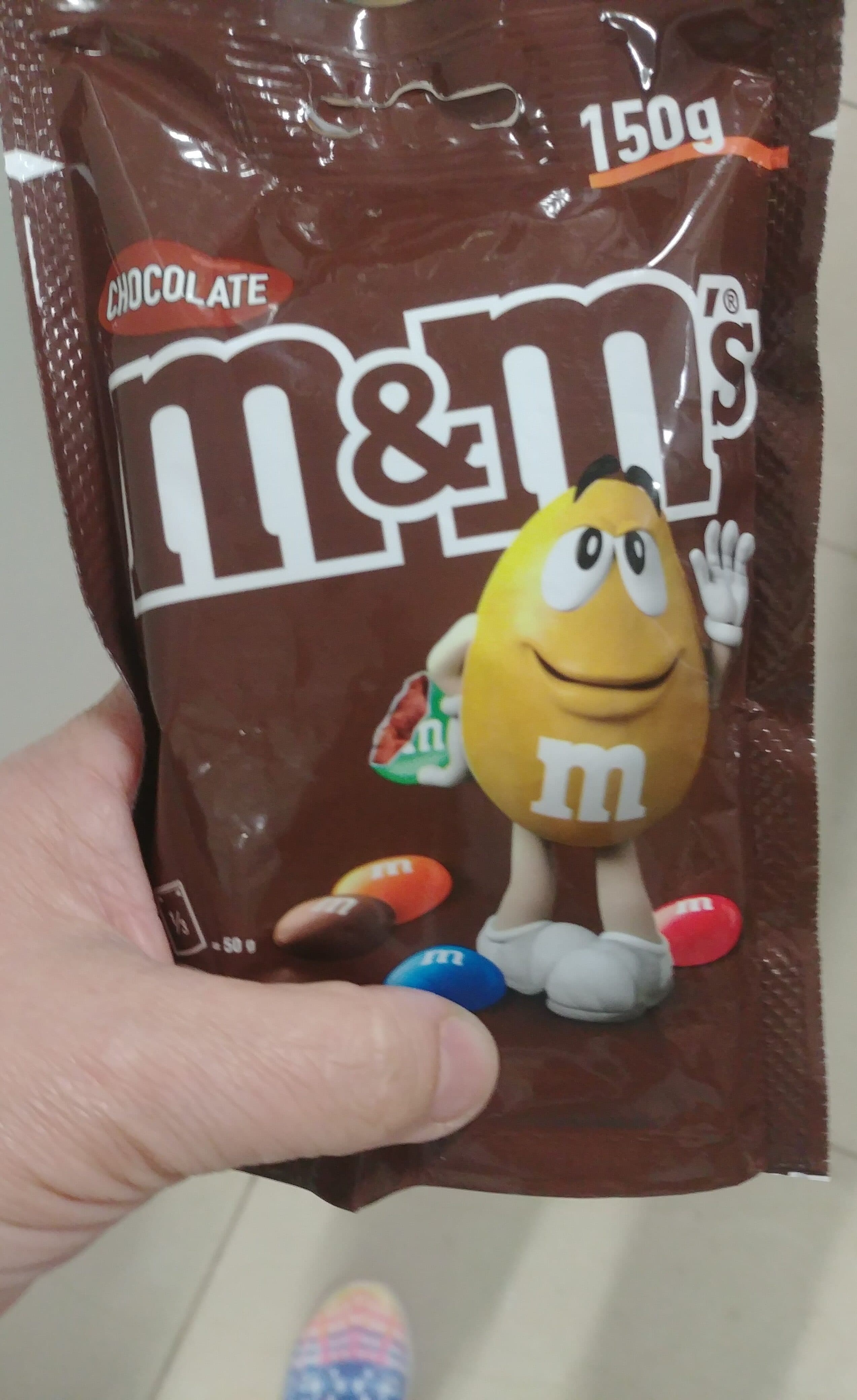 Mars m&m's chocolate packshot