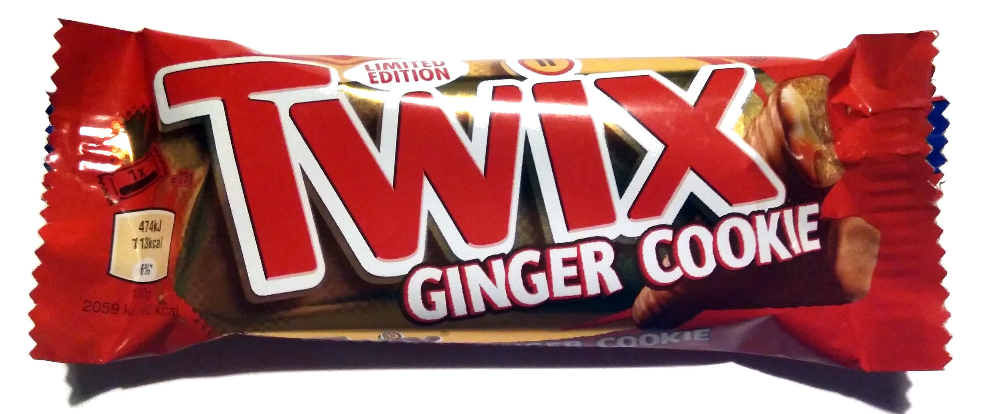 Mars Twix Ginger cookie packshot