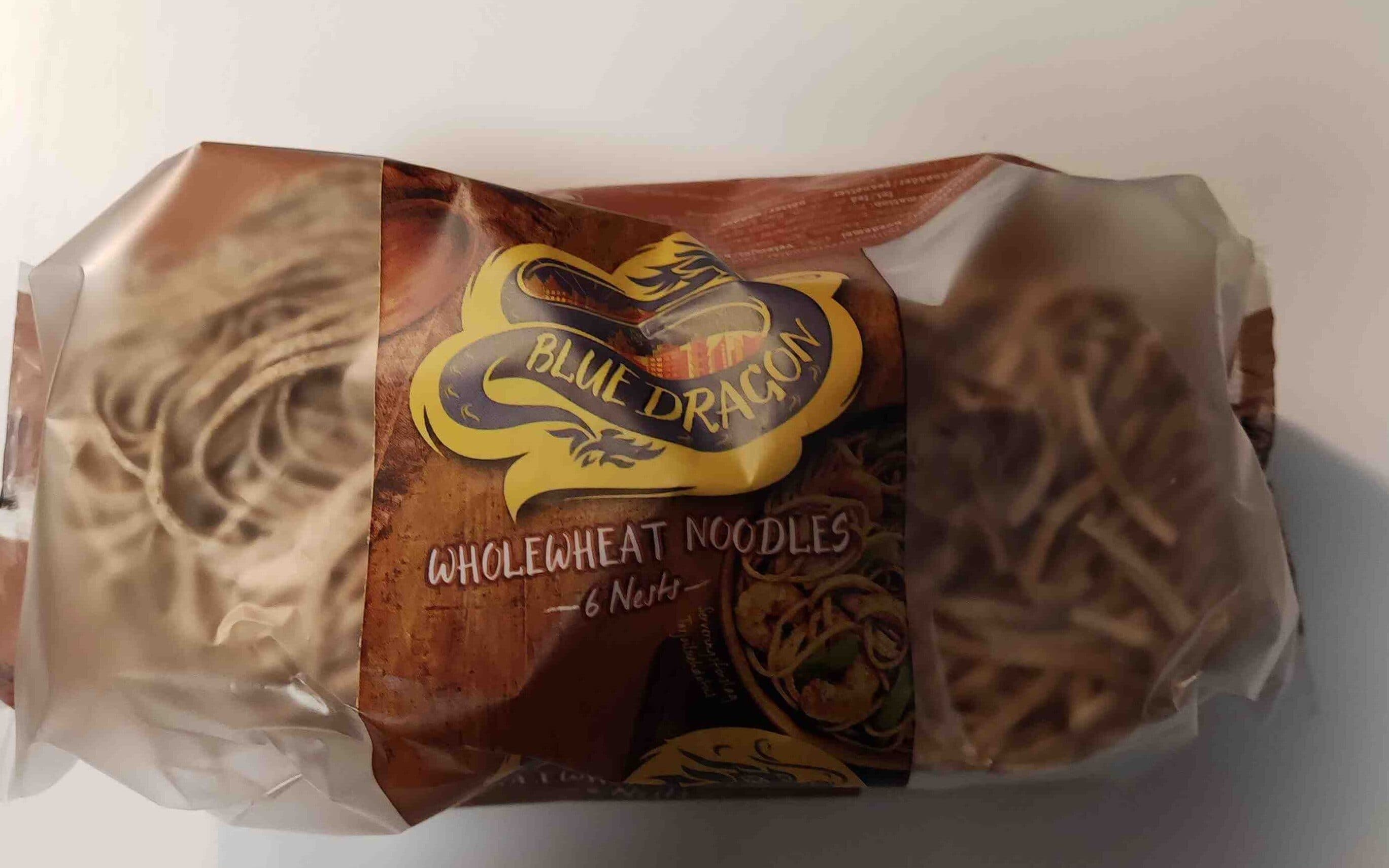 Blue dragon Wholewheat noodles packshot