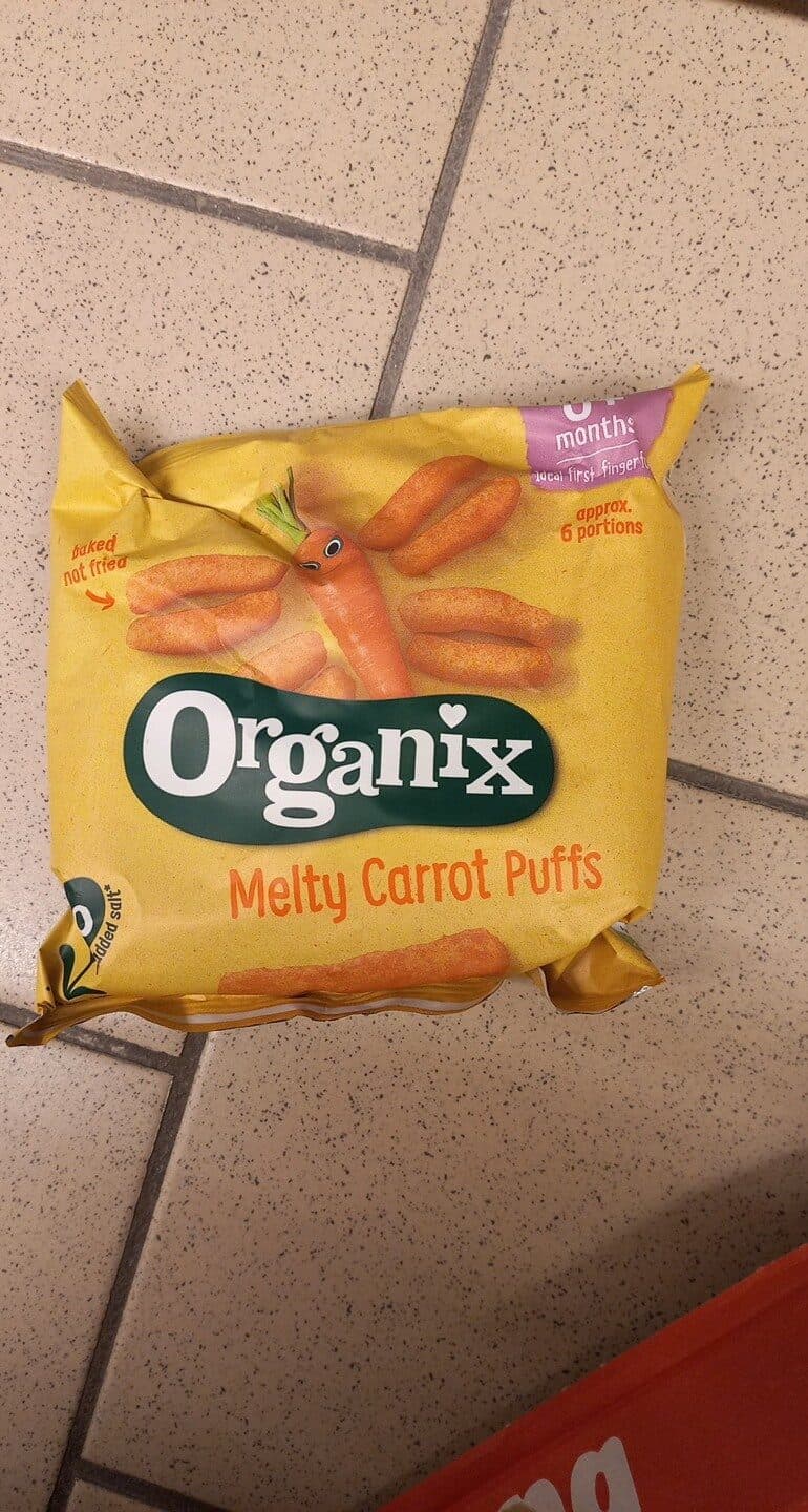 Organix Organix morkų lazdelės vaku skyrius packshot