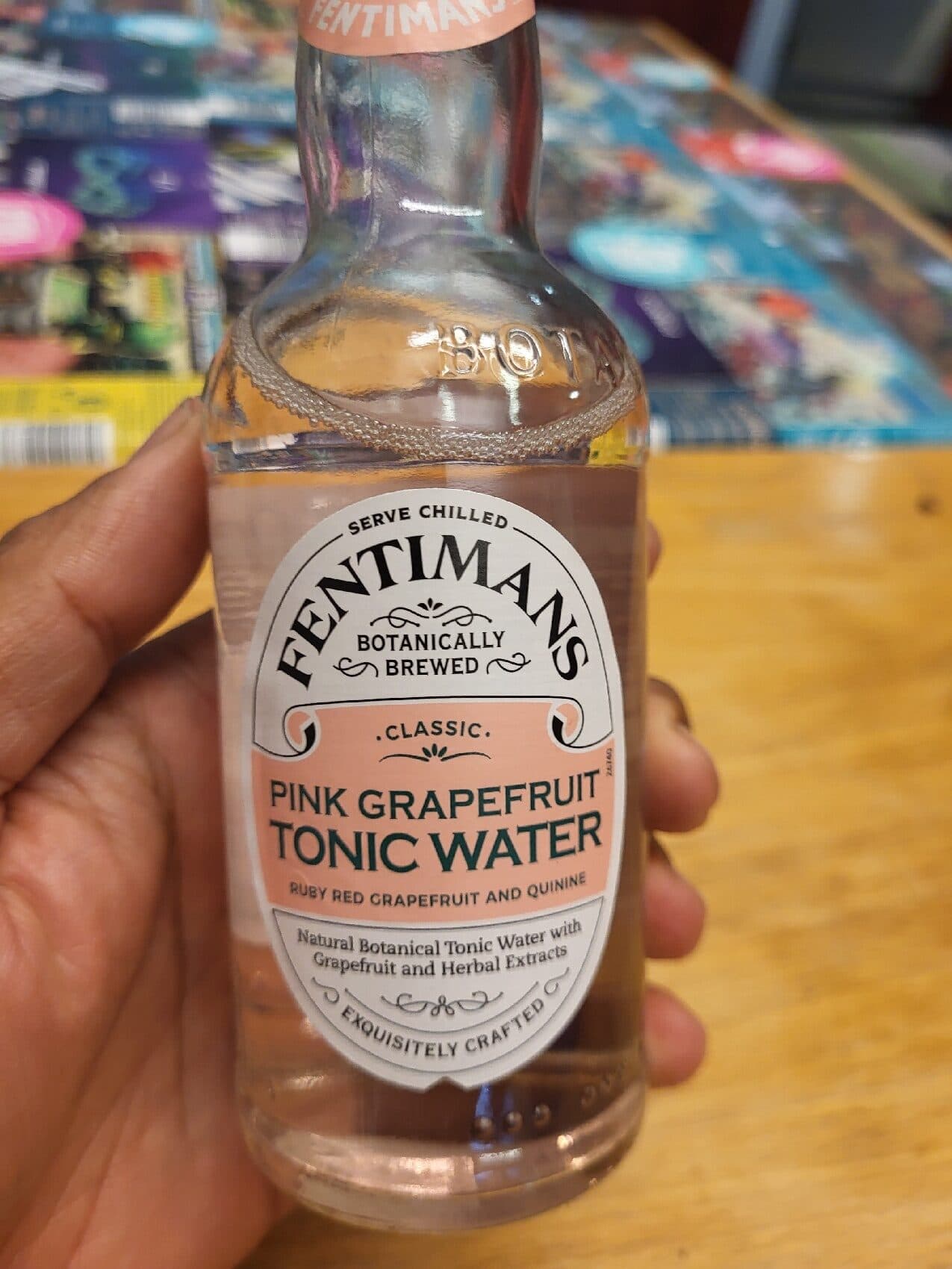 Fentimans Pink Grapefruit Tonic Water packshot