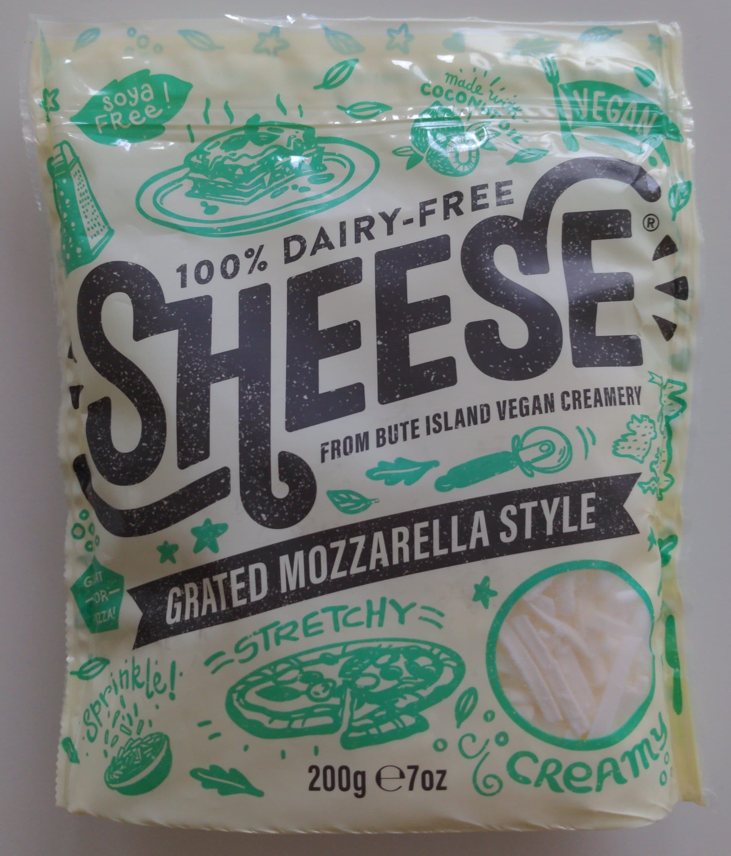 Sheese Grated Sheese Vegan Mozzarella Style packshot