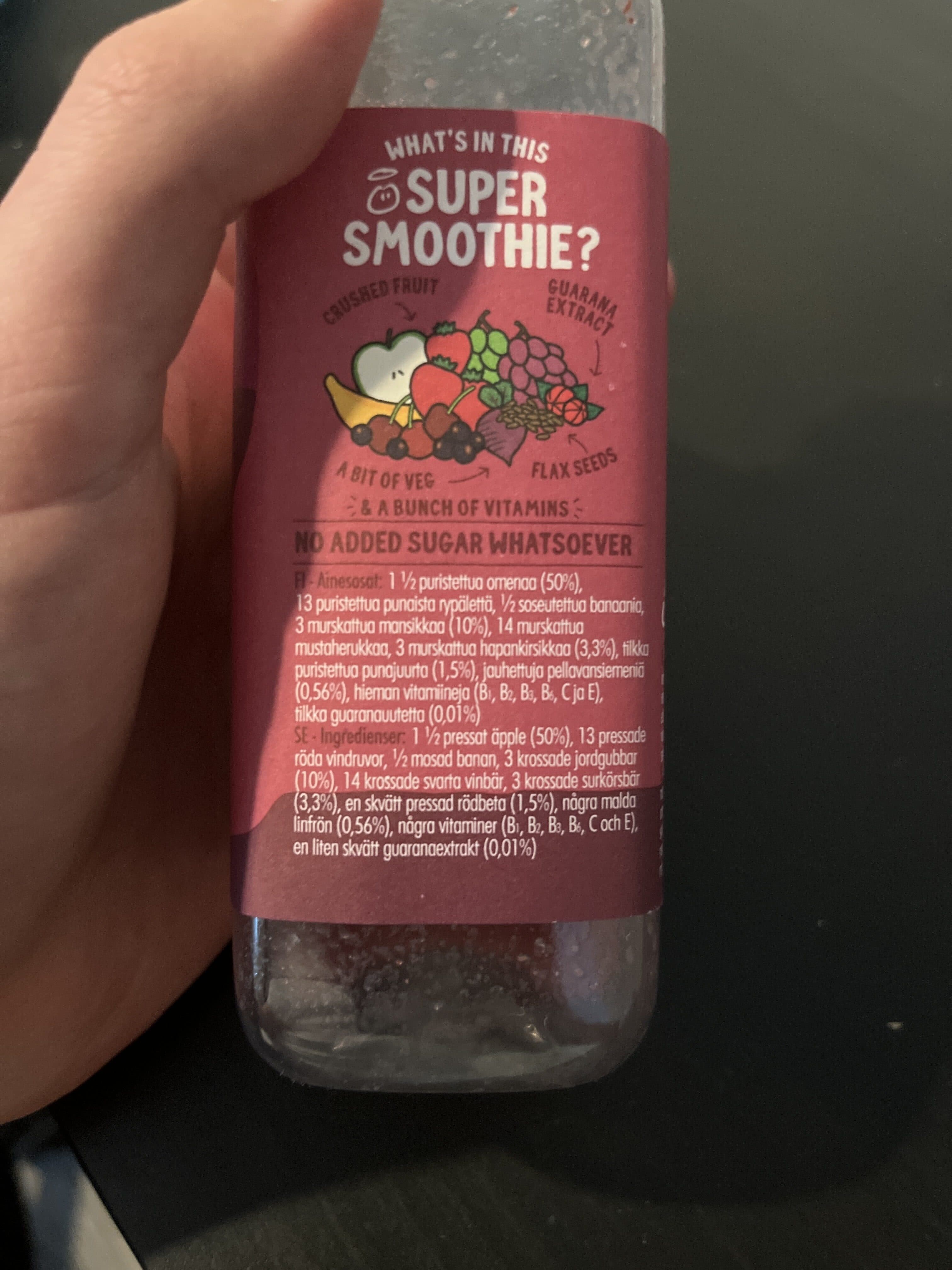 Innocent Energise Super Smoothie packshot