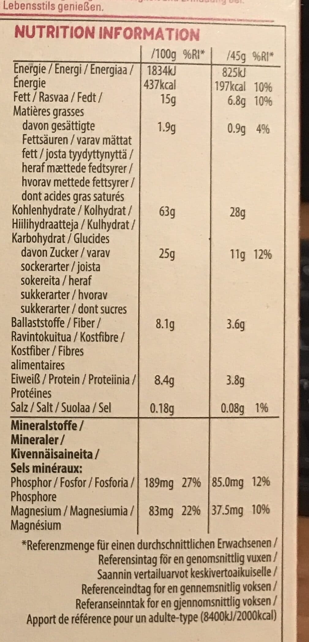 Kellogg's Superfood Crunchy Müsli - Cranberry & Lindseed packshot