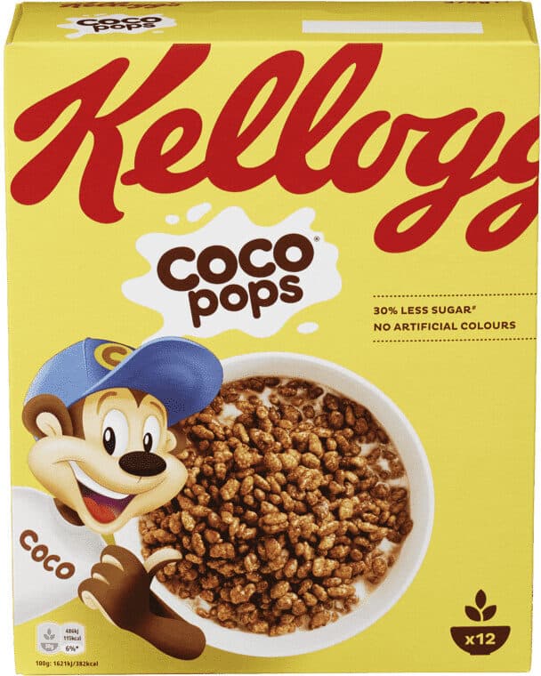 NORDISK KELLOGG'S NORGE NUF Coco pops packshot