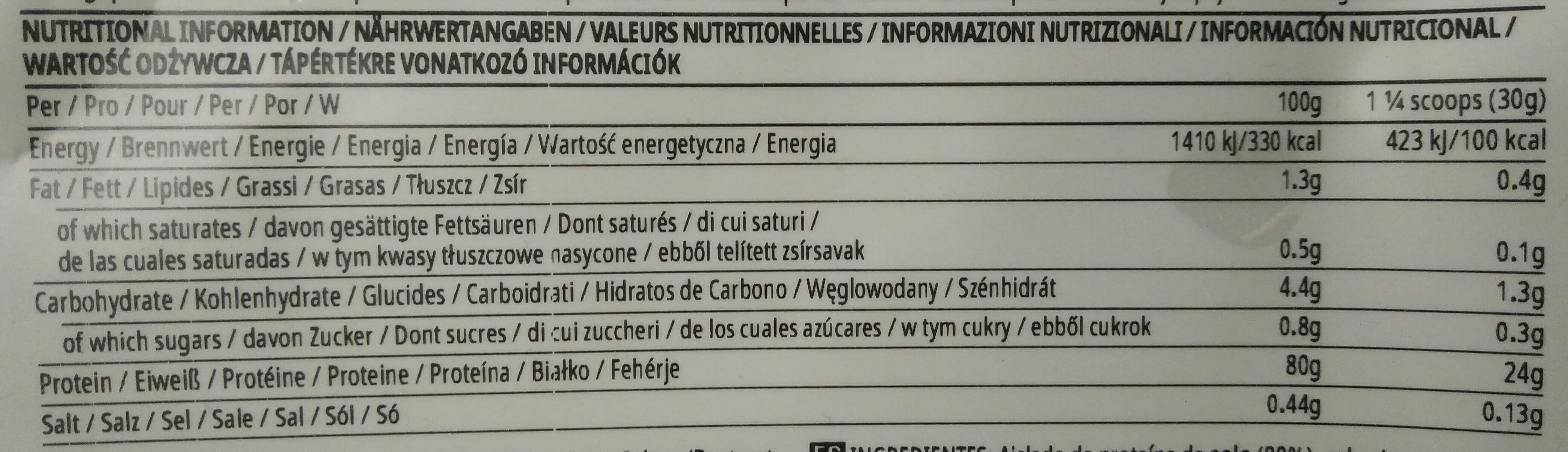 My Vegan Soy protéine isolate packshot