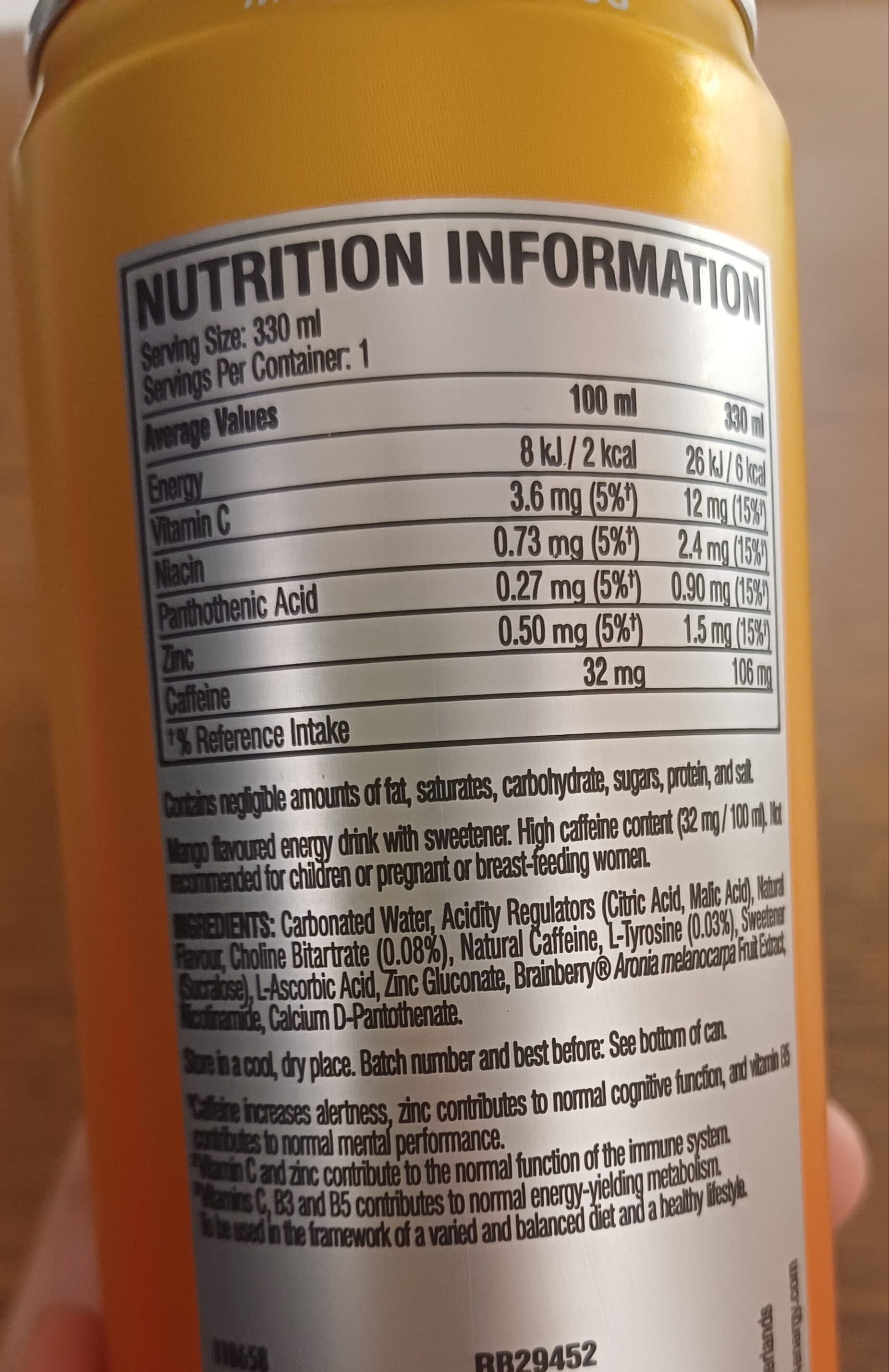 C4 Mango packshot