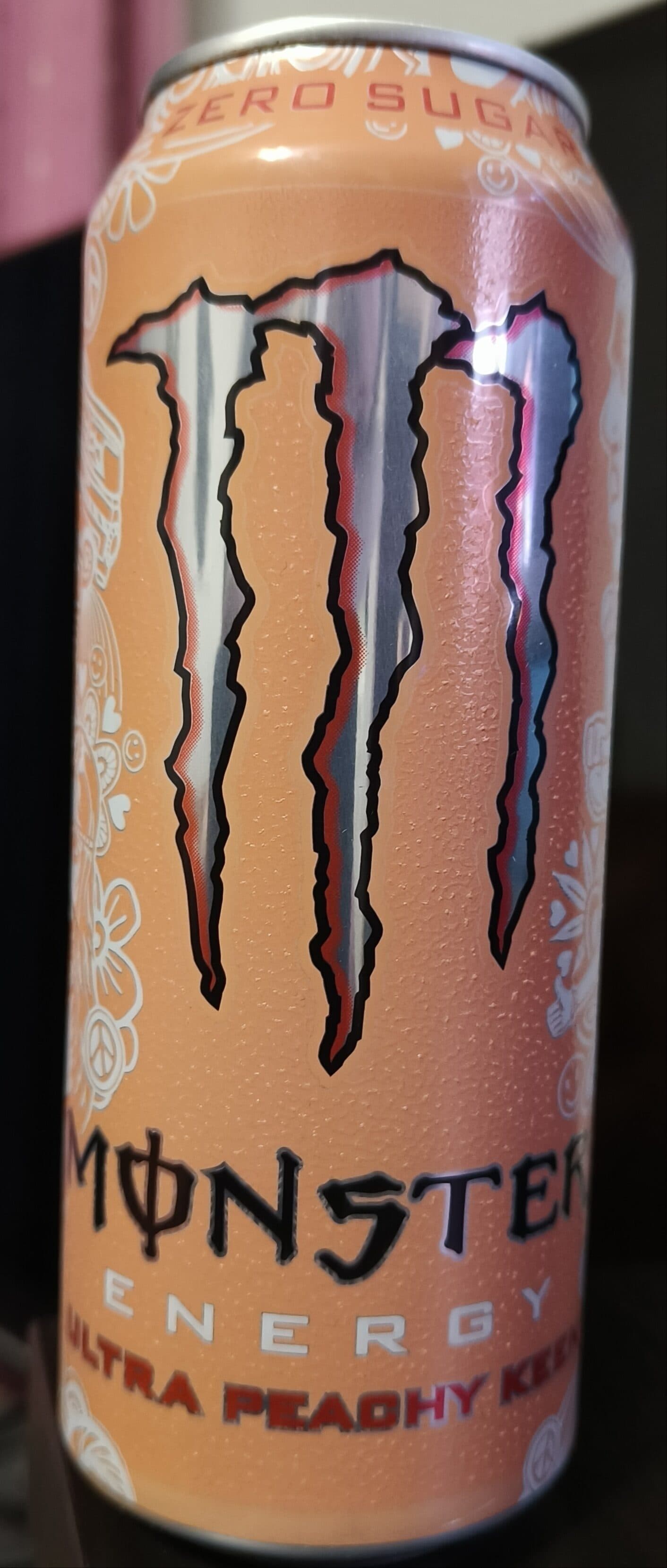 Monster Energy Ultra Peachy Keen Energy drink packshot