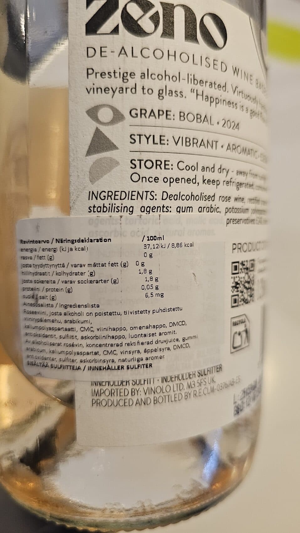 Zeno Bobal Rose packshot