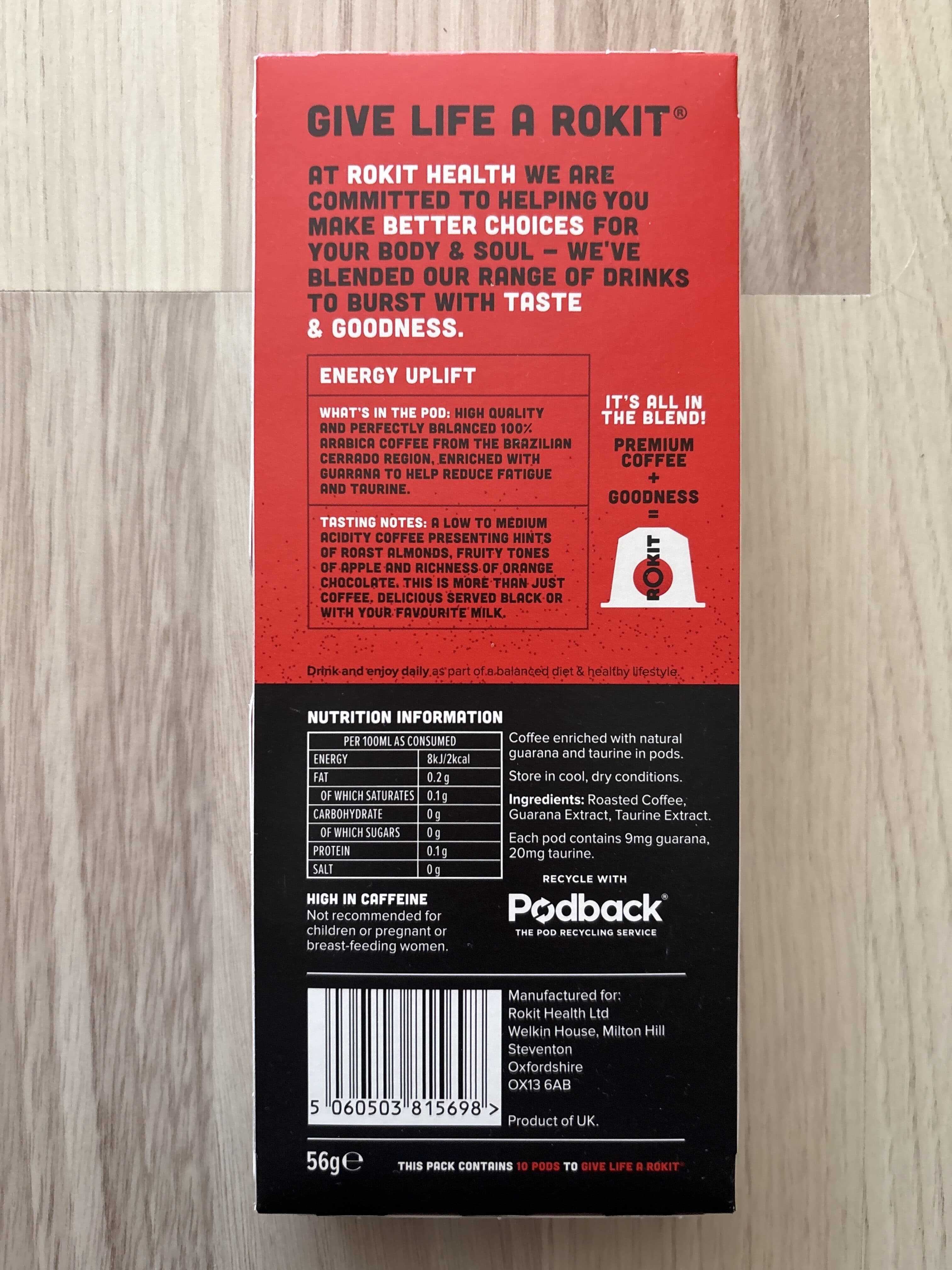 Rokit Energy Uplift packshot