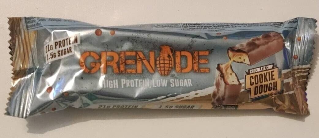 Grenade Grenade Chocolate Chip Cookie Dough Flavour packshot