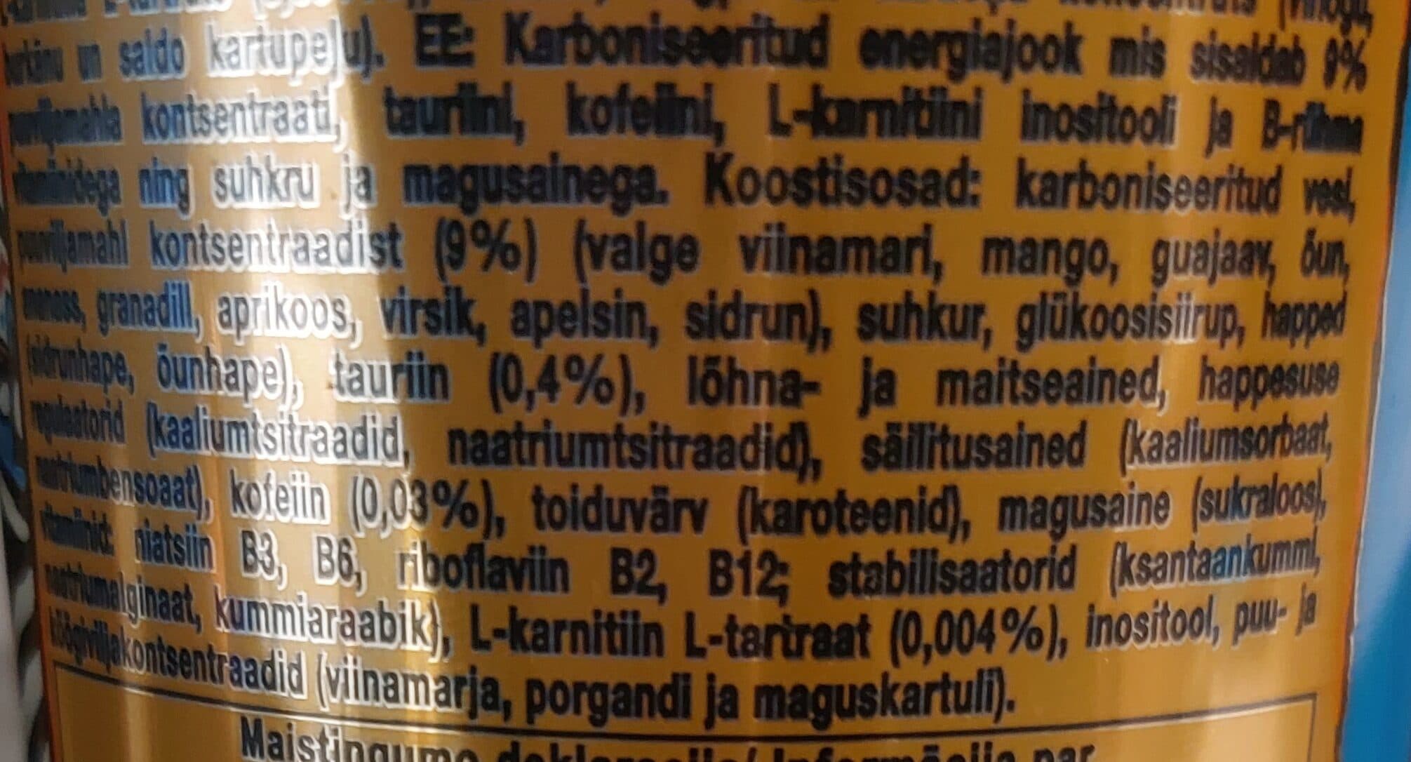 Monster Energy Monster Juiced Mango Loco packshot