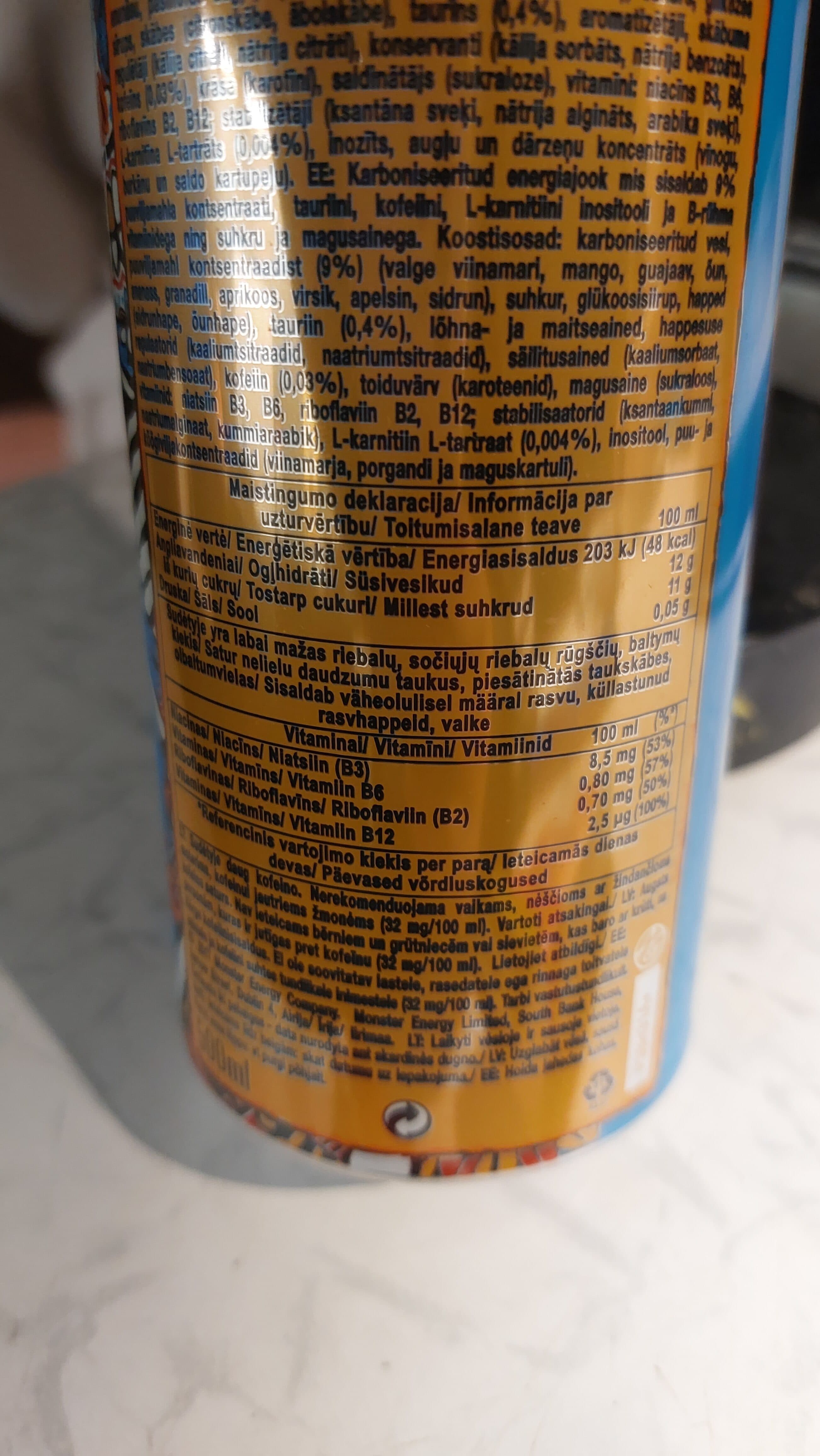 Monster Energy Monster Juiced Mango Loco packshot