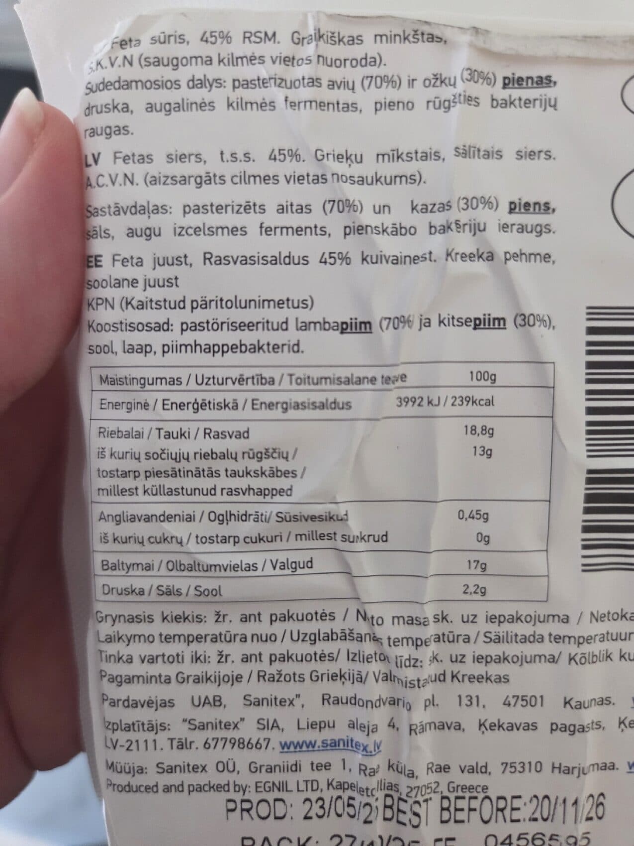 fos feta packshot