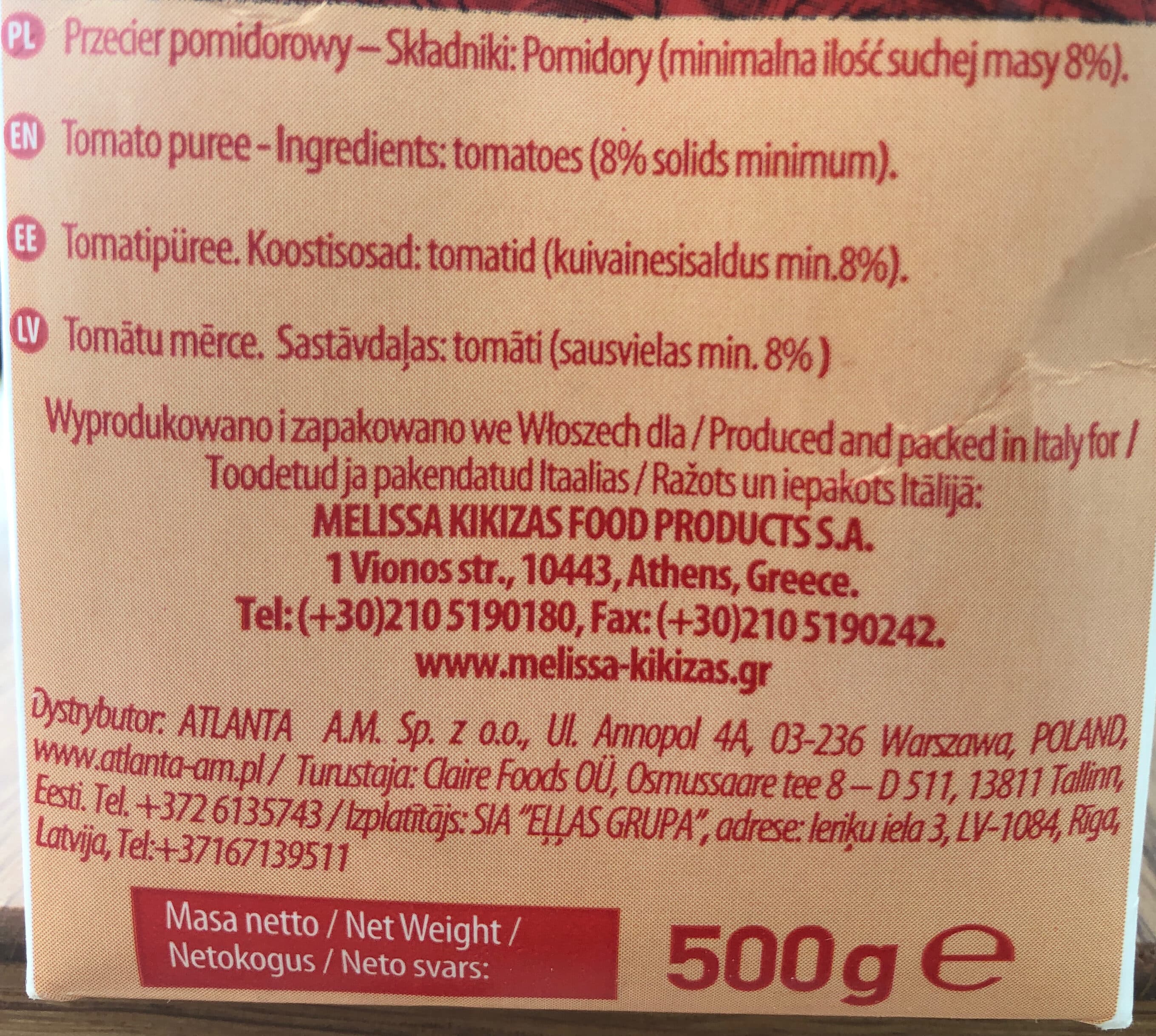 Primo Gusto Passata di pomodoro classico packshot