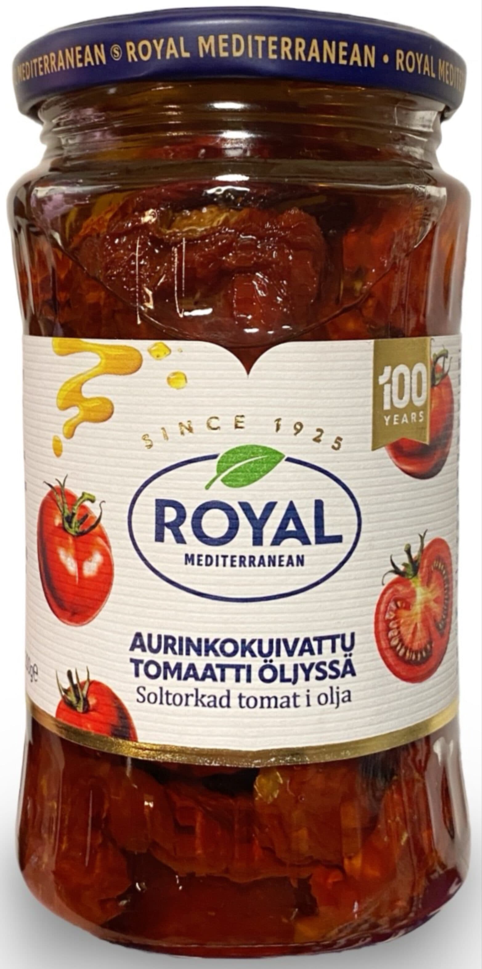 Royal Mediterranean Aurinkokuivattu tomaatti öljyssä packshot
