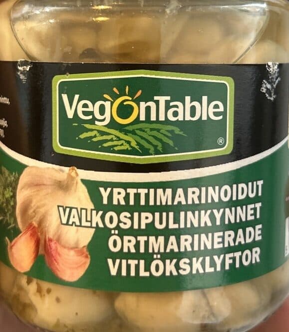 VegInTable Valkosipuli, Marinoitu packshot