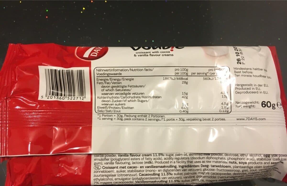 croissant 7 Days Doub!e packshot
