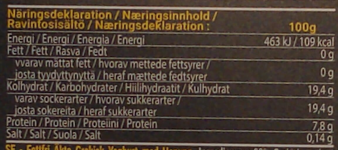Olympus Rasvaton aito kreikkalainen jogurtti hunajan kanssa packshot