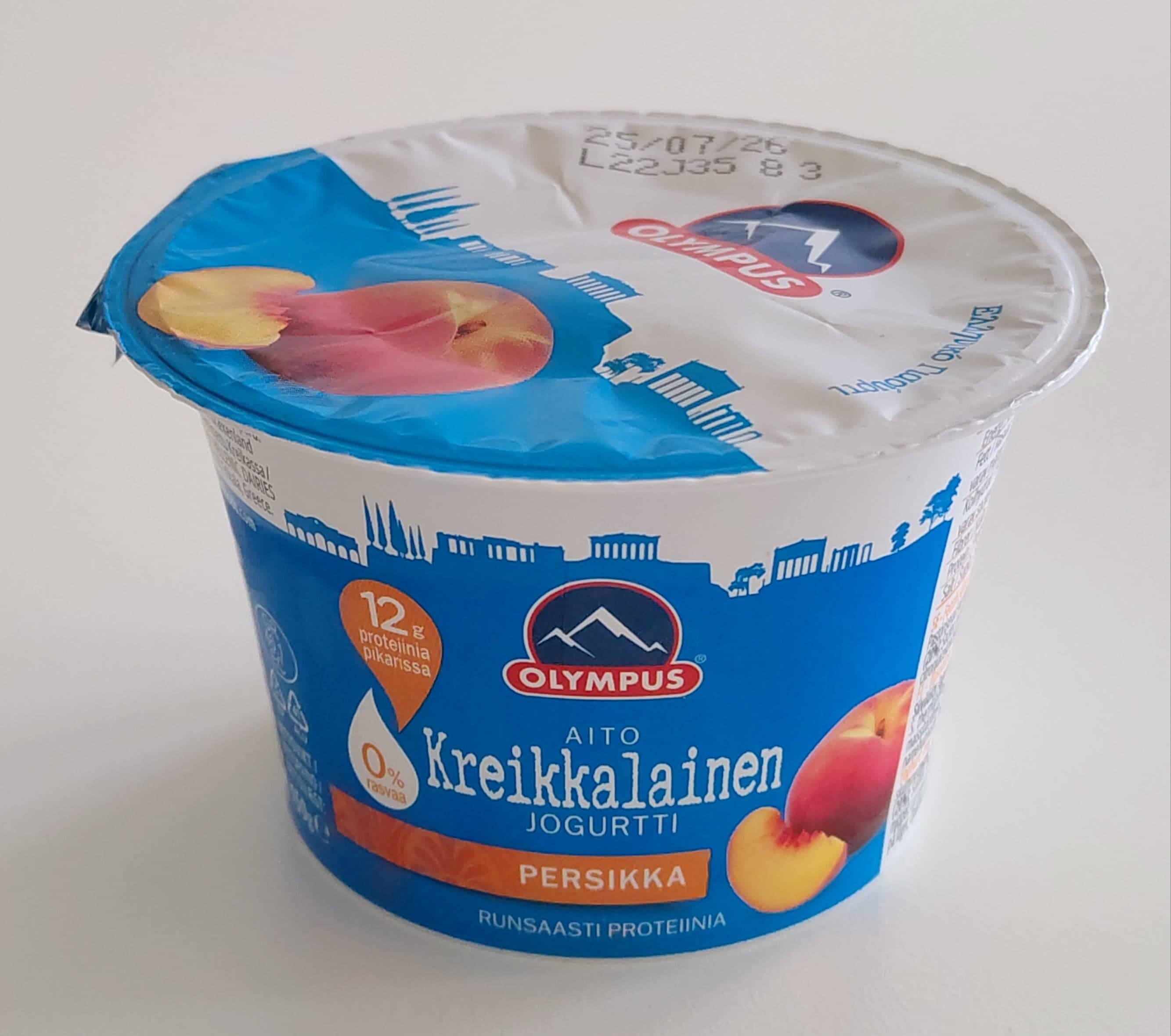 Olympus Akta Grekisk Yoghurt Persika packshot