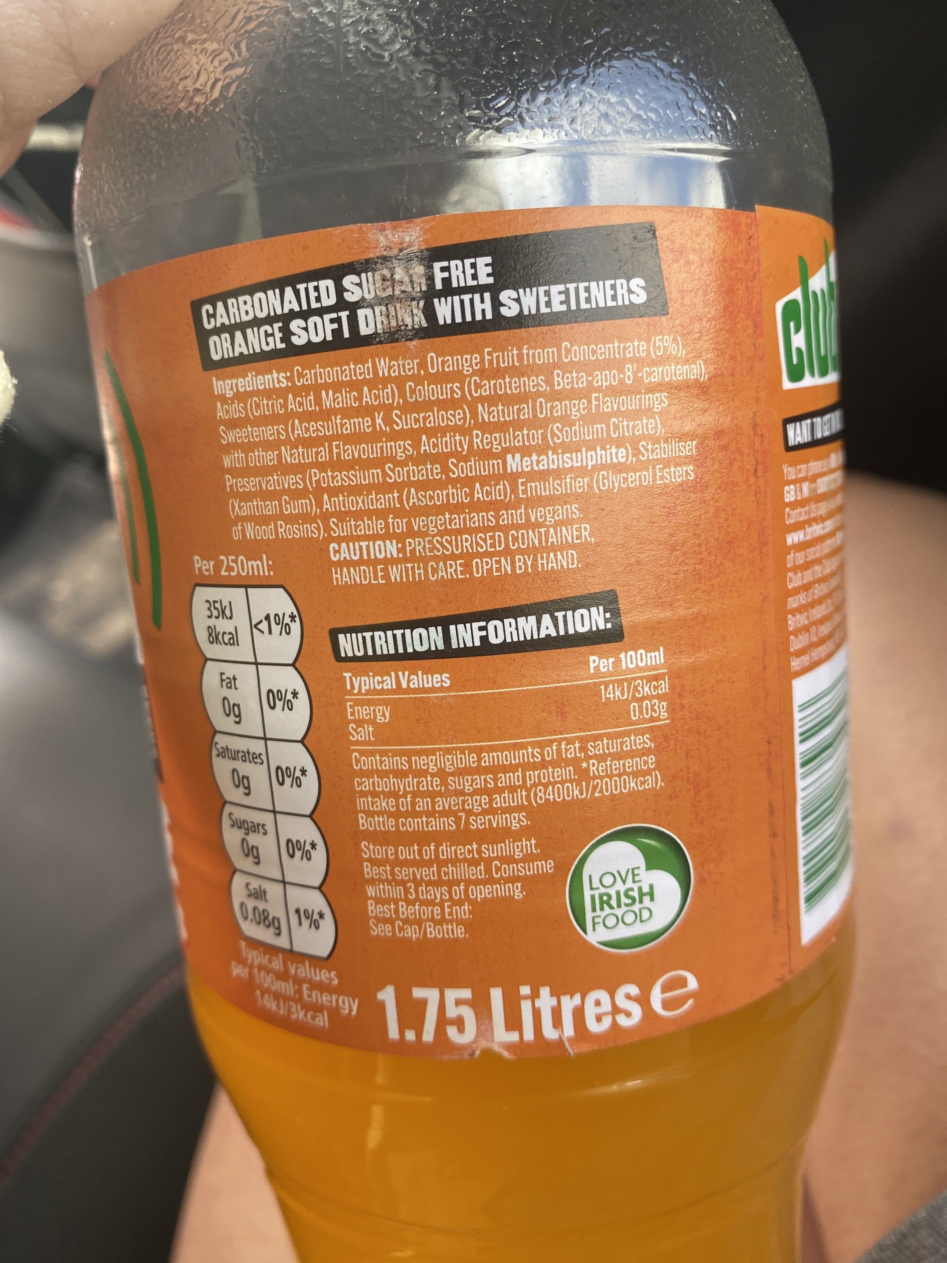 club ORANGE WITH REAL BITS packshot