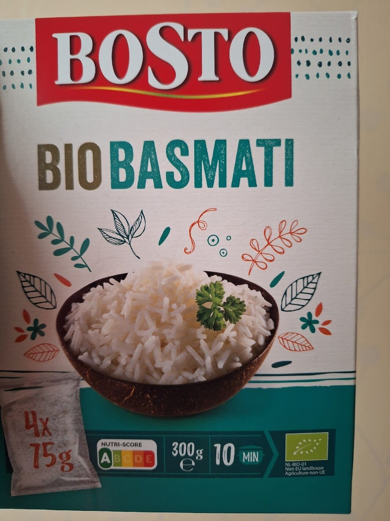 Bosto Bio Basmati packshot