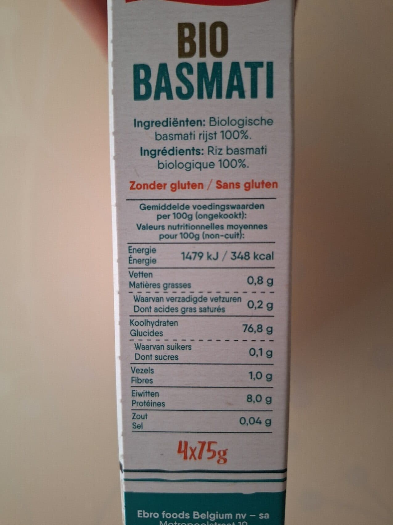 Bosto Bio Basmati packshot