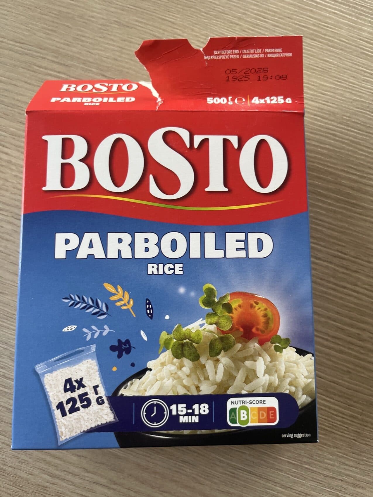 Bosto Parboild Rice packshot