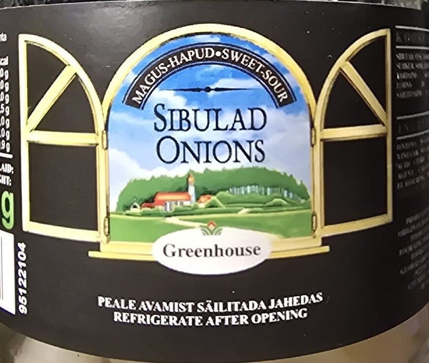 Greenhouse Pärlsibulad Marineeritud packshot