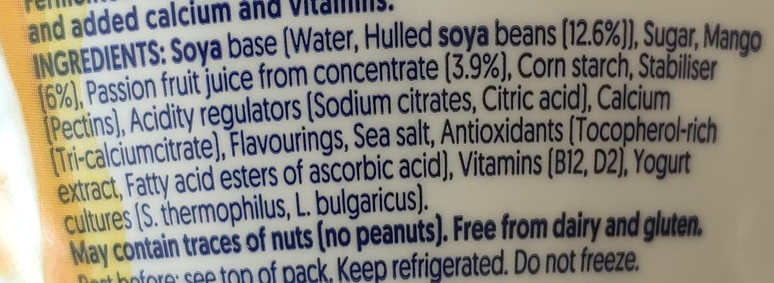 alpro Greek Style on a Fruity Layer Mango packshot