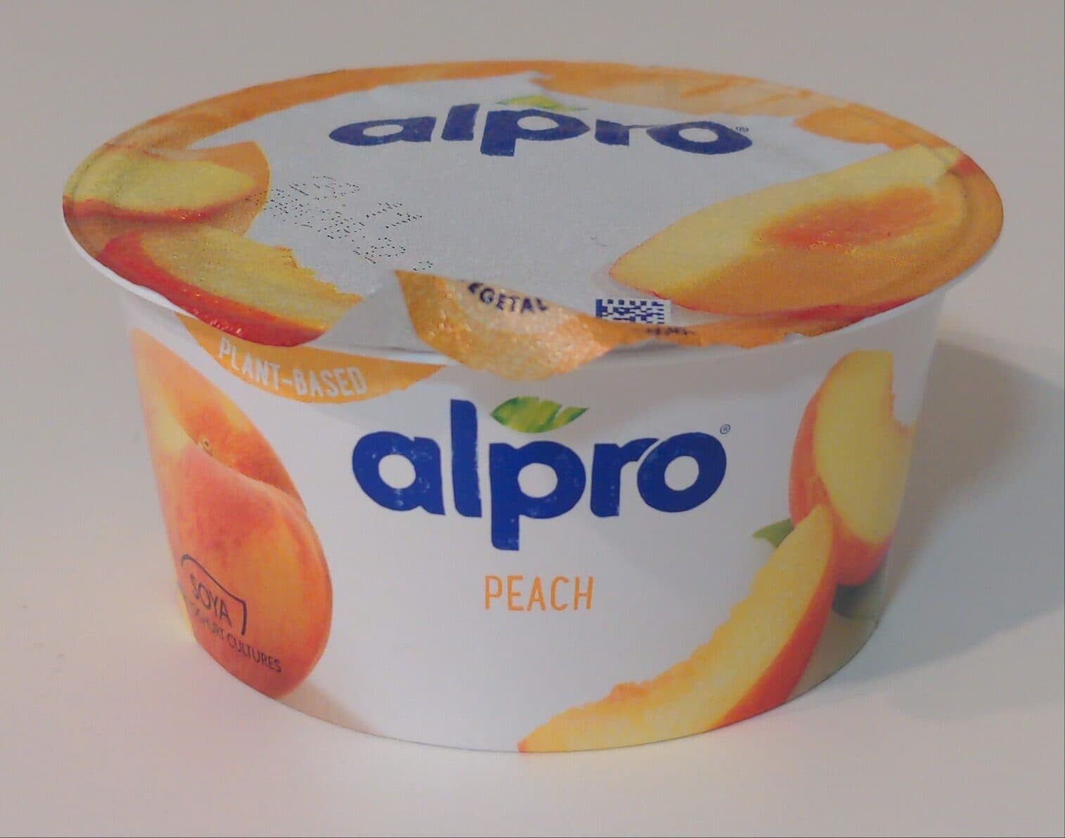 alpro Peach soy packshot