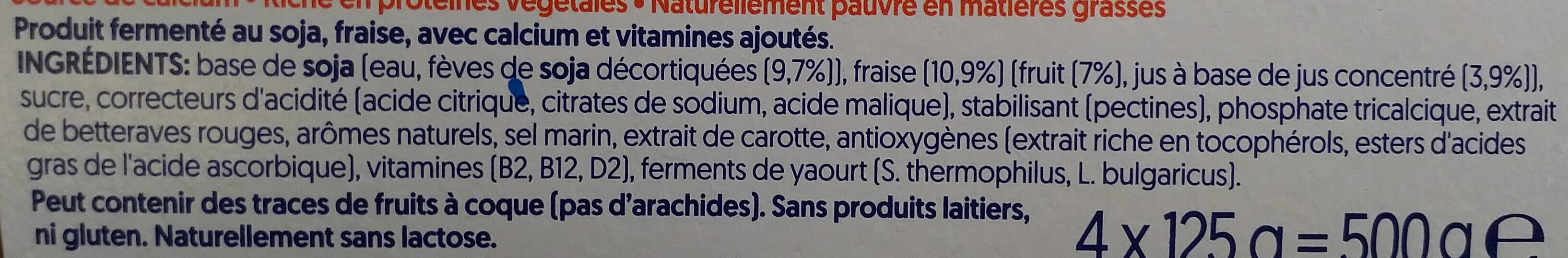 DANONE AS Strawberry soya packshot