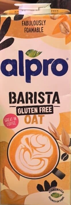 alpro Barista gluten free oat packshot