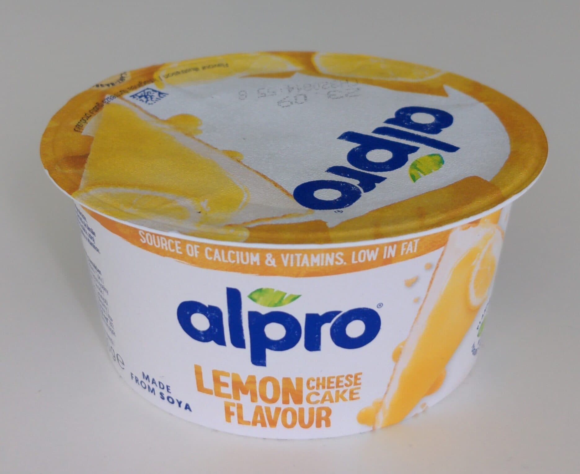 Alpro Lemon Cheesecake Flavour packshot
