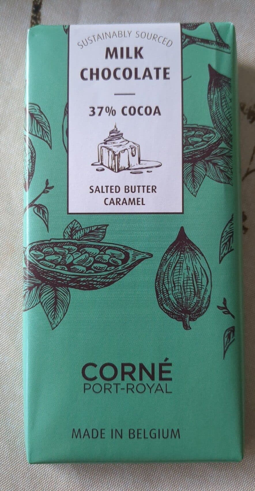 Corné Port-Royal Milk Chocolate 37% Salted Butter Caramel packshot