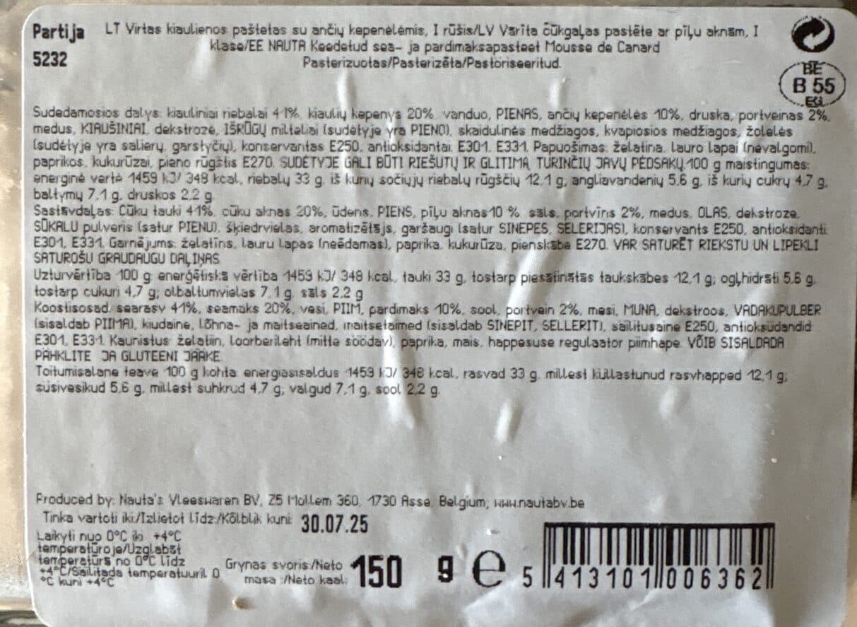 Nauta Mousse De canard packshot
