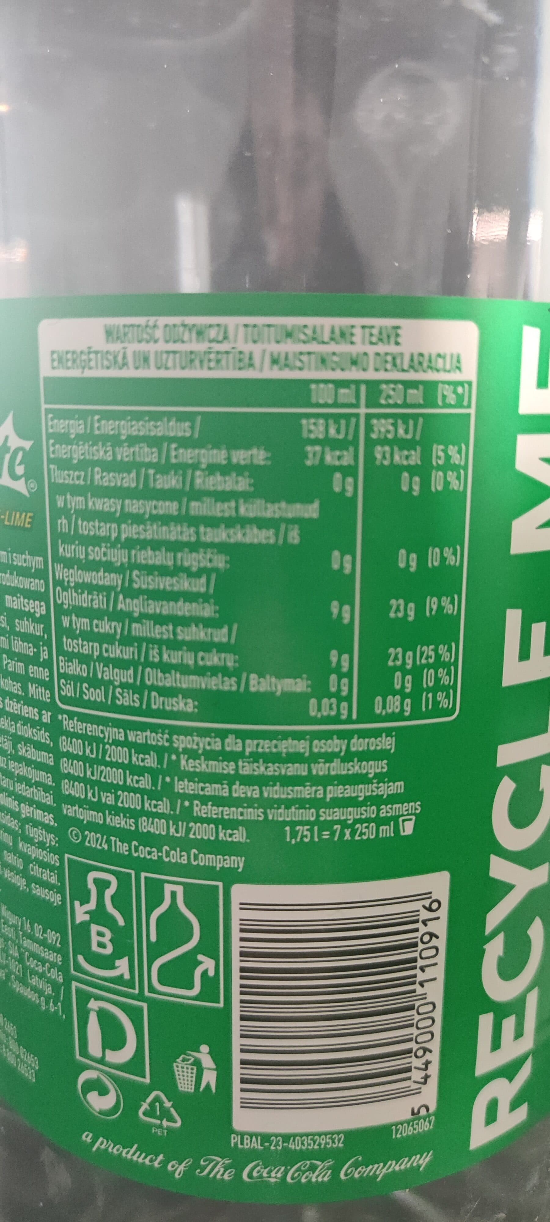 Sprite Sprite packshot