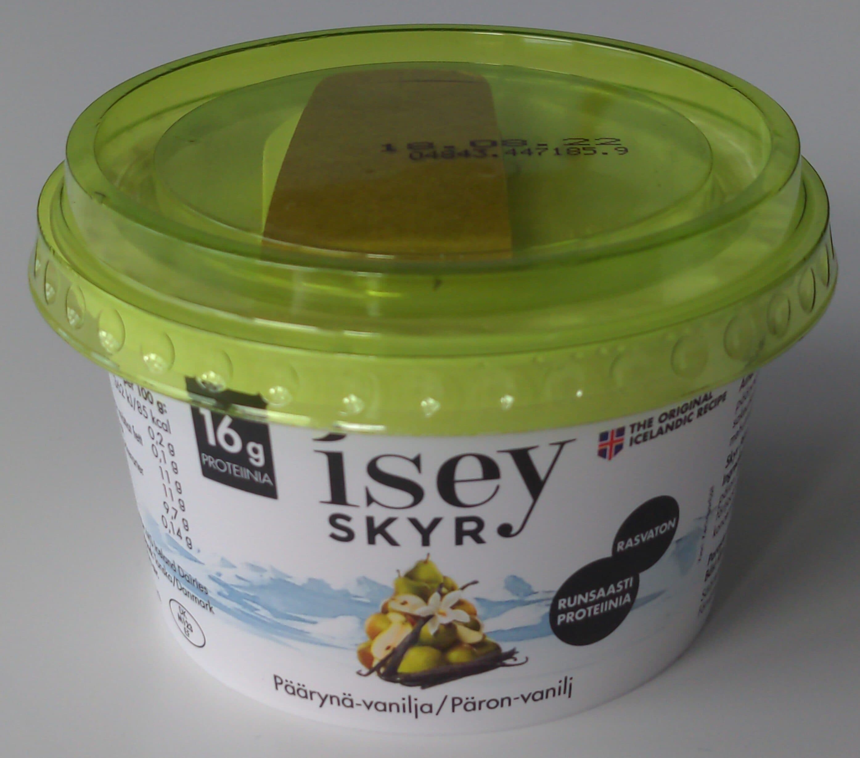 isey Skyr Päärynä-vanilja packshot