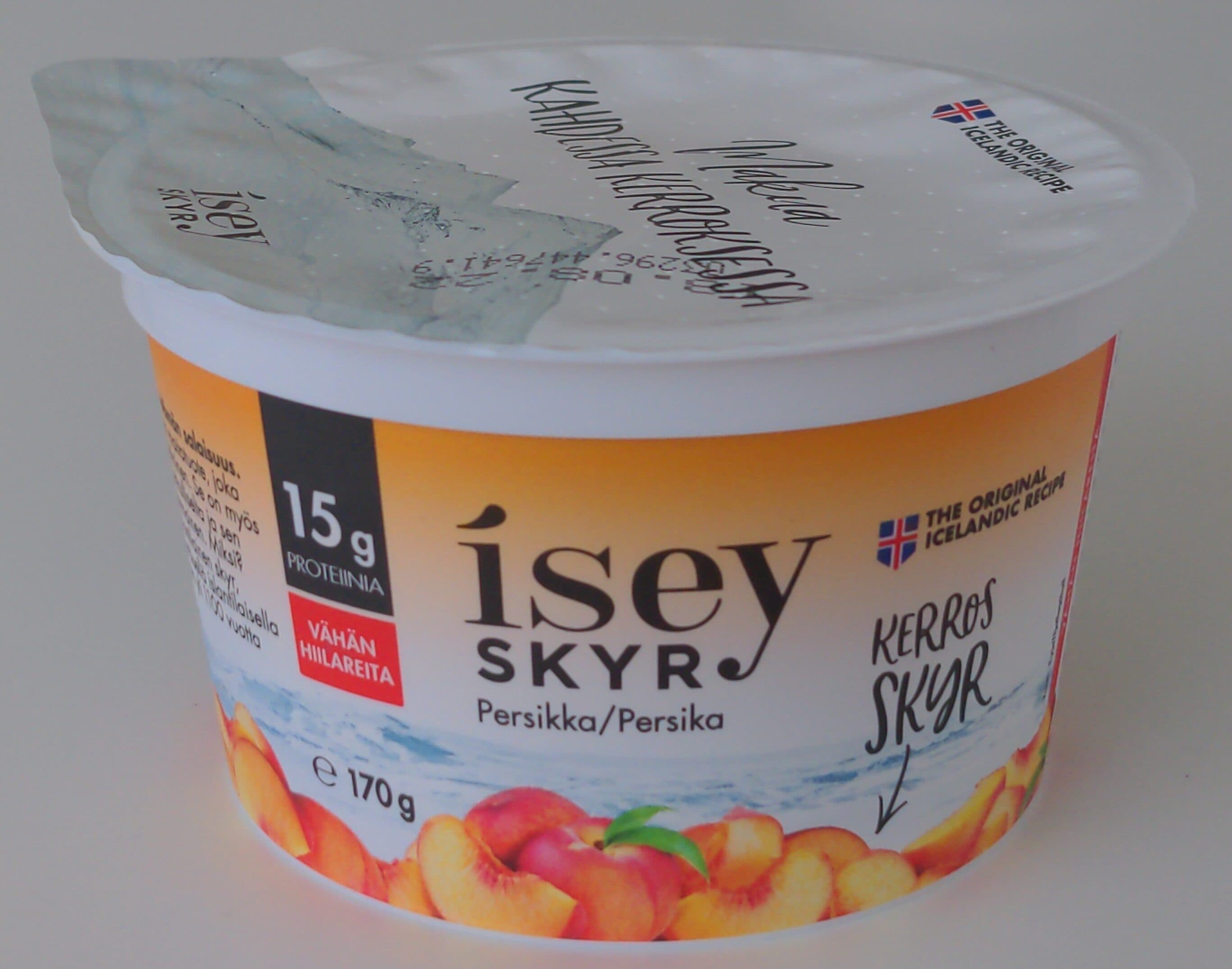 isey Kerros Skyr Persikka packshot
