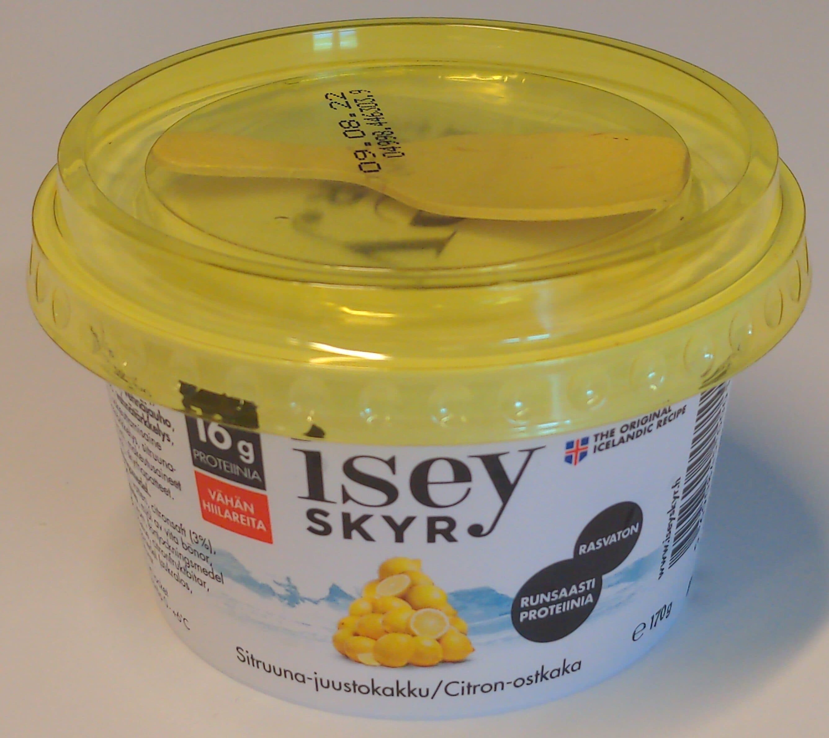 isey Sitruuna-juustokakku Skyr packshot