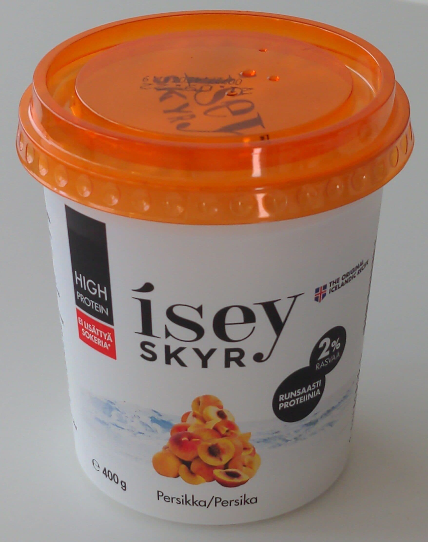 Isey Skyr persikka packshot